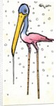 Stork with Calibrated Shanks, 1970s by George Adamson