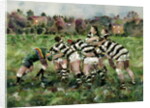 A Rugby Match, 1989 by Gareth Lloyd Ball