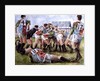 Rugby Match: Harlequins v Wasps, 1992 by Gareth Lloyd Ball