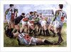Rugby Match: Harlequins v Wasps, 1992 by Gareth Lloyd Ball