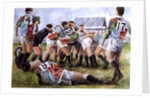 Rugby Match: Harlequins v Wasps, 1992 by Gareth Lloyd Ball