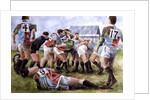 Rugby Match: Harlequins v Wasps, 1992 by Gareth Lloyd Ball