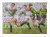 Rugby Match: Harlequins v Northampton, 1992 by Gareth Lloyd Ball