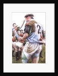 Rugby Match: Harlequins v Northampton, Brian Moore at the Line Out, 1992 by Gareth Lloyd Ball