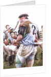 Rugby Match: Harlequins v Northampton, Brian Moore at the Line Out, 1992 by Gareth Lloyd Ball