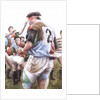 Rugby Match: Harlequins v Northampton, Brian Moore at the Line Out, 1992 by Gareth Lloyd Ball