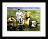 Rugby Match: England v Australia in the World Cup Final, 1991, Will Carling being tackled by Gareth Lloyd Ball