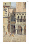 Ducal Palace Door, Venice, Italy, c.1895-1920 by Antonietta Brandeis