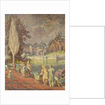 The Serpentine in Spring, Hyde Park, London by Therese Lessore