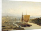 Gloucester Quay, 1858 by Edmund John Niemann