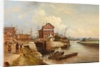 Gloucester Quay and Docks, 1890 by Edward Smith