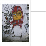 Mural depicting a figure by Anonymous