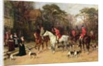 The Meet at the Manor House, 1908 by Heywood Hardy