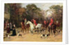 The Meet at the Manor House, 1908 by Heywood Hardy