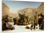 Selling Christmas Trees, 1853 by David Jacobsen