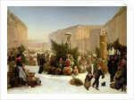Selling Christmas Trees, 1853 by David Jacobsen