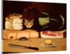 Still Life with Cat and Mouse, Primitive School, 1820 by Anonymous Anonymous