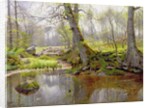 Woodland Pond, 1890 by Peder Monsted