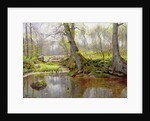 Woodland Pond, 1890 by Peder Monsted