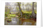Woodland Pond, 1890 by Peder Monsted