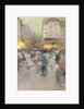 A Paris Street Scene by Luigi Loir