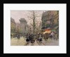 Porte St. Denis, Paris by Eugene Galien-Laloue