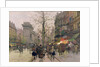 Porte St. Denis, Paris by Eugene Galien-Laloue