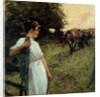 The Farmer's Daughter, 1890s by Henry Herbert La Thangue