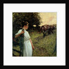 The Farmer's Daughter, 1890s by Henry Herbert La Thangue