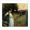 The Farmer's Daughter, 1890s by Henry Herbert La Thangue