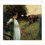 The Farmer's Daughter, 1890s by Henry Herbert La Thangue