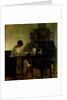 Girl Reading in an Interior by Carl Holsoe