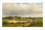 Extensive Dutch Landscape by Willem Vester