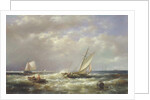 Fishing Boats off the Coast by Abraham Hulk