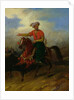 An Ottoman on Horseback by Charles Bellier