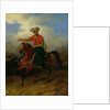 An Ottoman on Horseback by Charles Bellier