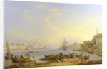 Grand Harbour, Valletta, Malta, 1850 by John or Giovanni Schranz