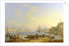 Grand Harbour, Valletta, Malta, 1850 by John or Giovanni Schranz