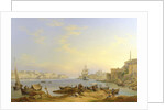 Grand Harbour, Valletta, Malta, 1850 by John or Giovanni Schranz