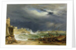 Storm, Malta, 1850 by John or Giovanni Schranz