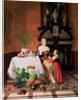 Interior with figures and fruit by David Emil Joseph de Noter
