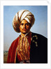 Ottoman turbanned warrior by Francois Henri Alexandre La Fond