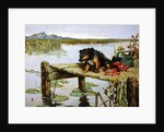 Terrier - Fishing, c.1890 by Philip Eustace Stretton