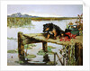 Terrier - Fishing, c.1890 by Philip Eustace Stretton