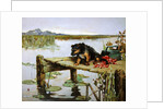Terrier - Fishing, c.1890 by Philip Eustace Stretton