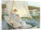 Ladies in a Sailing Boat by Jules Cayron