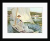 Ladies in a Sailing Boat by Jules Cayron