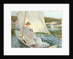 Ladies in a Sailing Boat by Jules Cayron
