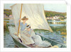 Ladies in a Sailing Boat by Jules Cayron
