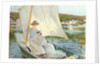 Ladies in a Sailing Boat by Jules Cayron